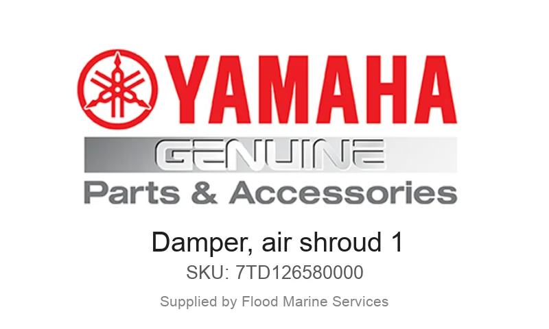 Damper, air shroud 1