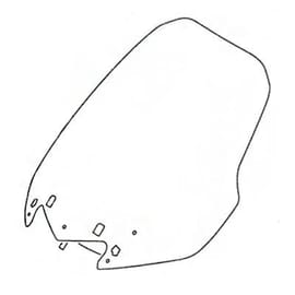 Yamaha 3P6283810000 Windshield