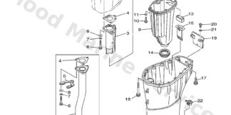 Genuine Yamaha Cover, upper casing