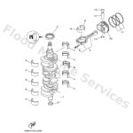 Genuine Yamaha 63P114174100 - Plane bearing, crankshaft 2 - Supplied by Flood Marine