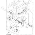 Genuine Yamaha 63P4261A0000 - Top cowling w/o graphics - Supplied by Flood Marine