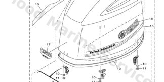 Genuine Yamaha Top cowling w/o graphics