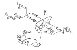 Yamaha 63V431311000 Bolt, clamp bracket