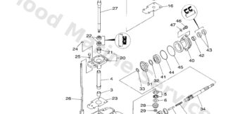 Genuine Yamaha 63V45315A000 - Packing, lower casing - Supplied by Flood Marine