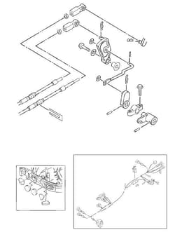 Yamaha 65W485010000 Remote cont. attachment assy.