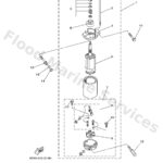 Genuine Yamaha 65W818000300 - Starting motor assy - Supplied by Flood Marine