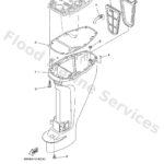 Genuine Yamaha 66M451150000 - Gasket, upper casing - Supplied by Flood Marine
