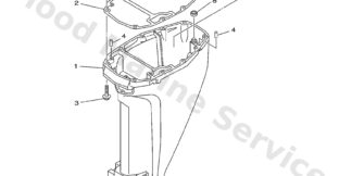 Genuine Yamaha Gasket, upper casing