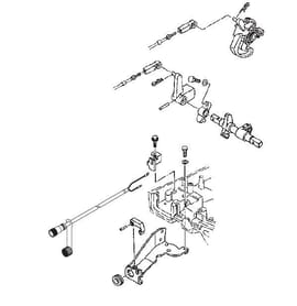 Yamaha 6AH485010000 Remote cont. attachment assy.