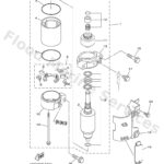 Genuine Yamaha 6AH818000100 - Starting motor assy - Supplied by Flood Marine
