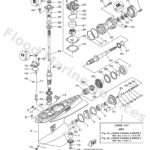 Genuine Yamaha 6AT45300008D - Lower unit assy - Supplied by Flood Marine