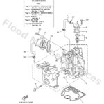 Genuine Yamaha 6AU151000000 - Crankcase assy - Supplied by Flood Marine