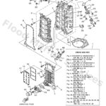 Genuine Yamaha 6AW151000400 - Crankcase assy - Supplied by Flood Marine