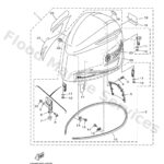 Genuine Yamaha 6AW426103000 - Top cowling assy - Supplied by Flood Marine