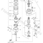 Genuine Yamaha 6AW8183T0000 - Gear, idler - Supplied by Flood Marine