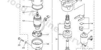 Genuine Yamaha Pinion stopper set