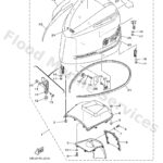 Genuine Yamaha 6BJ426102000 - Top cowling assy - Supplied by Flood Marine