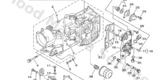 Genuine Yamaha 6BL15100001S - Crankcase assy - Supplied by Flood Marine