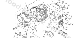 Genuine Yamaha 6BL151000200 - Crankcase assy - Supplied by Flood Marine