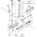 Genuine Yamaha 6BN45300118D - Lower unit assy - Supplied by Flood Marine