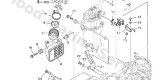 Genuine Yamaha Silencer Assembly, intake