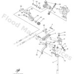 Genuine Yamaha 6C5441201300 - Handle gear shift assy - Supplied by Flood Marine