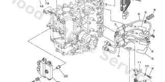 Genuine Yamaha Stay, fuse box
