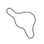 Genuine Yamaha 6CB133290000 - Gasket, pump cover - Supplied by Flood Marine