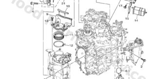 Genuine Yamaha Silencer Assembly, intake