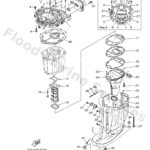 Genuine Yamaha 6CB14750A000 - Silencer assy - Supplied by Flood Marine
