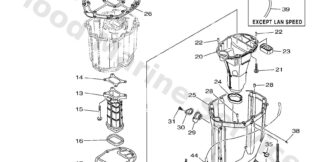 Genuine Yamaha Gasket, silencer