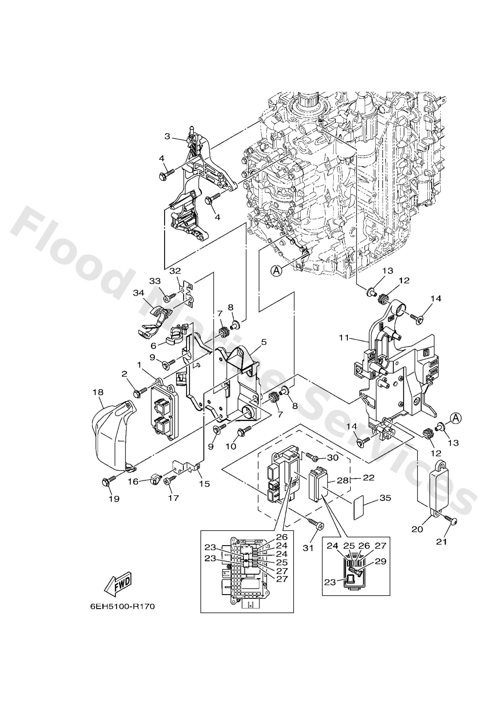 Yamaha 6CB821514000 Fuse (60a)