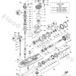 Genuine Yamaha 6CE4530100CE - Casing, lower - Supplied by Flood Marine