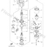 Genuine Yamaha 6CE818070000 - Gear assy, starting motor - Supplied by Flood Marine