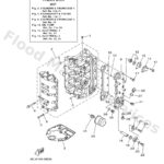 Genuine Yamaha 6CJ151000100 - Crankcase assy - Supplied by Flood Marine