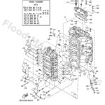 Genuine Yamaha 6D015100021S - Crankcase assy - Supplied by Flood Marine