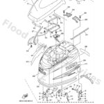 Genuine Yamaha 6D042610018D - Top cowling assy - Supplied by Flood Marine