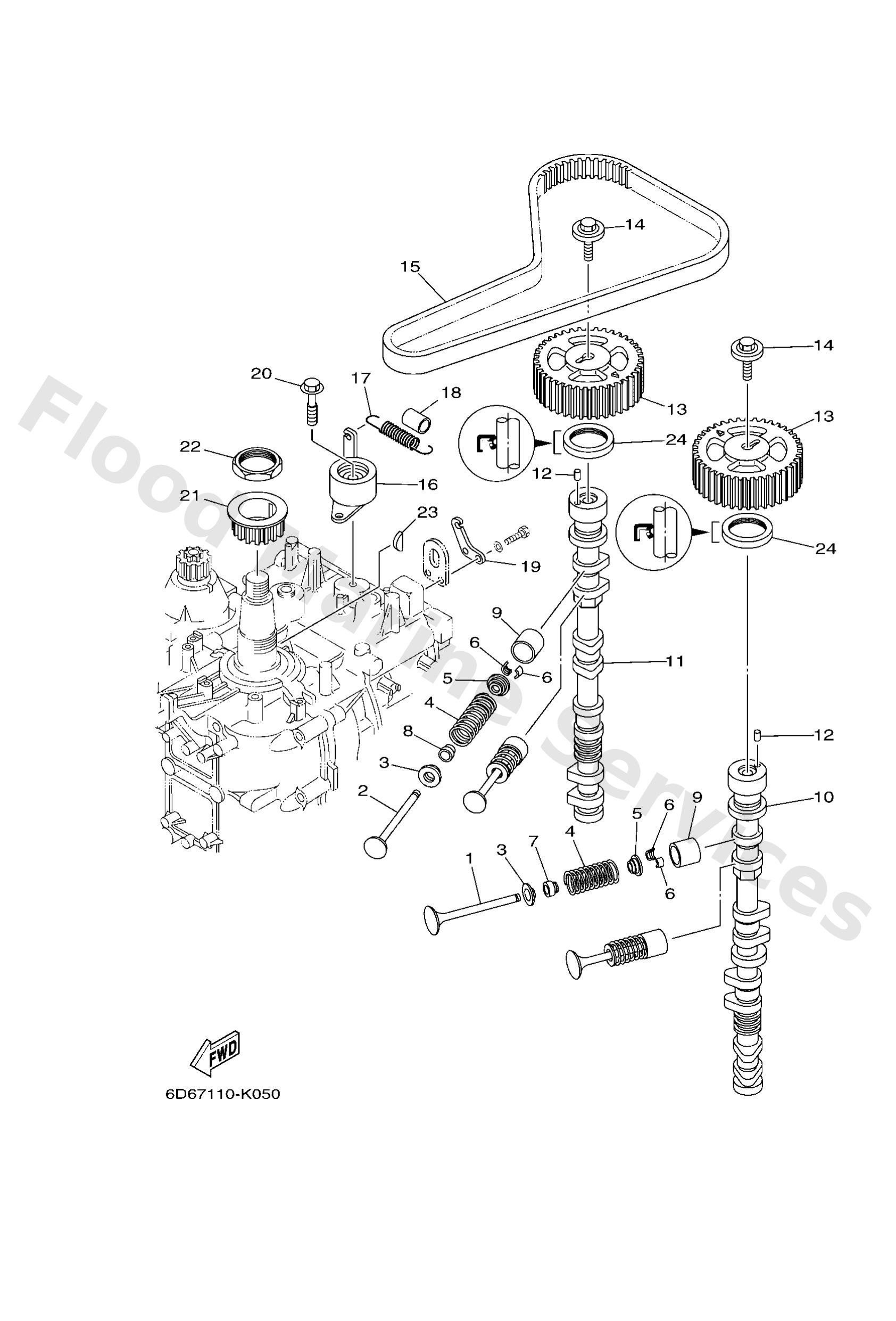 Yamaha 6D8115360100 Gear, drive