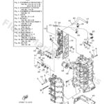 Genuine Yamaha 6D8151000100 - Crankcase assy - Supplied by Flood Marine