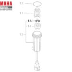Genuine Yamaha 6D8245190000 - Clip - Supplied by Flood Marine