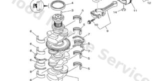 Genuine Yamaha Crankshaft