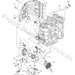 Genuine Yamaha 6DA144400000 - Silencer assy, intake - Supplied by Flood Marine