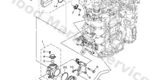 Genuine Yamaha Silencer Assembly, intake