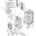 Genuine Yamaha 6DA15109019S - Crankcase assy - Supplied by Flood Marine