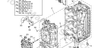Genuine Yamaha Cover, crankcase 1