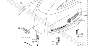 Genuine Yamaha Top cowling w/o graphics