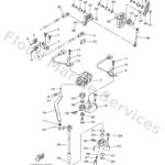 Genuine Yamaha 6DA441201200 - Handle gear shift assy - Supplied by Flood Marine