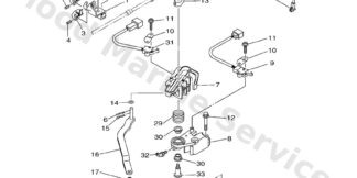 Genuine Yamaha Handle gear shift Assembly