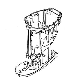 Yamaha 6DA45111008D Casing, upper