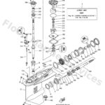 Genuine Yamaha 6DA4530014CE - Lower unit assy - Supplied by Flood Marine